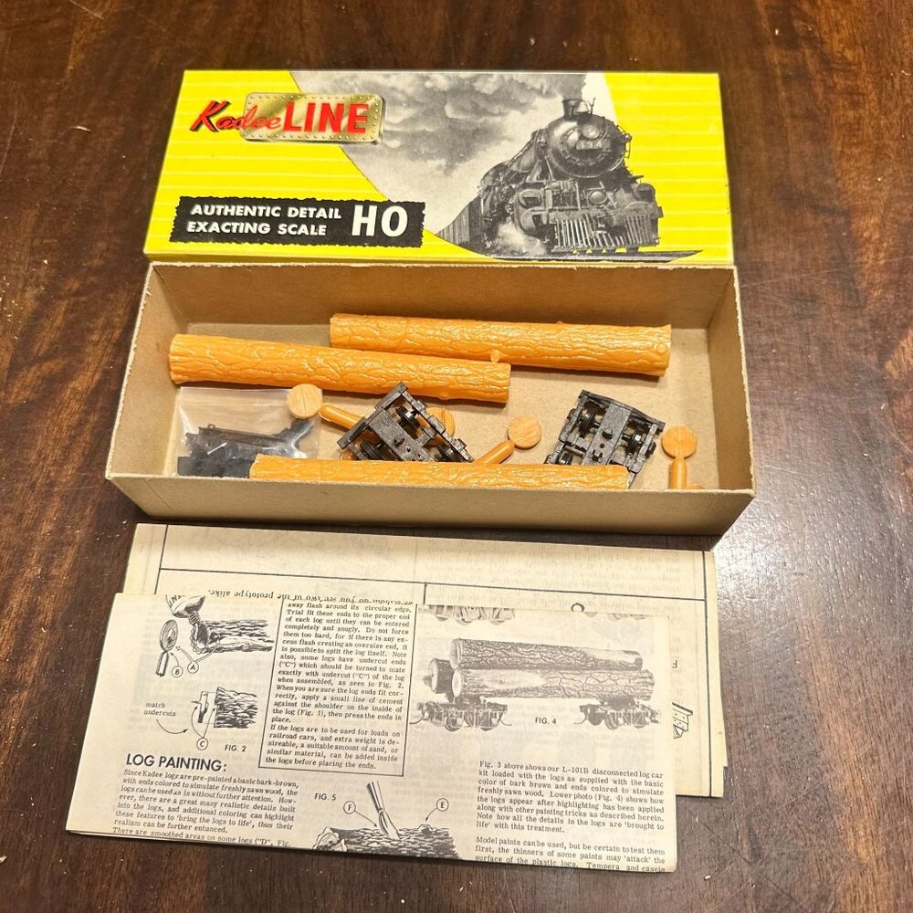 Kadee HO Scale Disconnected Log Car Kit L-101-B